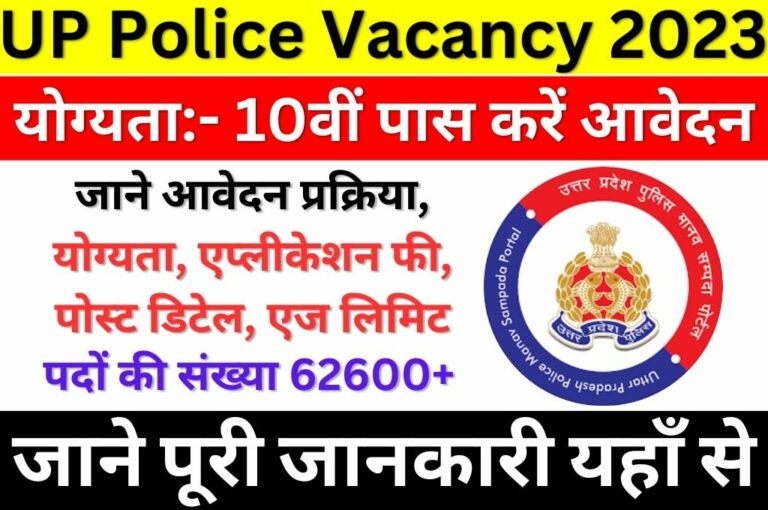 UP Police Recruitment 2023-24 Online Apply - Official Notification - UP ...